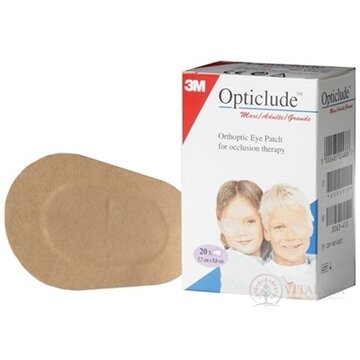 3M Opticlude Standard Maxi Očná náplasť [SelP] 5,7x8 cm, ortoptická, na liečbu strabizmu 1x20 ks obrázok